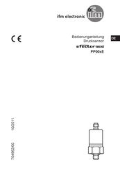 IFM Electronic Efector500 PP00 E Serie Bedienungsanleitung
