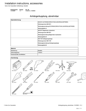 Volvo 31359558 Installationsanleitung