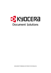 Kyocera ECOSYS M6030cdn Kurzanleitung