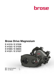 brose Magnesium E 01680 Benutzerhandbuch