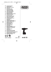 Alpha tools AS 12 A Originalbetriebsanleitung