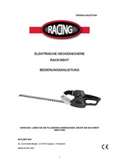 Racing RAC610EHT Bedienungsanleitung