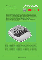 Bosch Pegasus Premio Evo 12 Lite Originalbetriebsanleitung