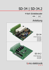 Tams Elektronik SD-34.2 Anleitung