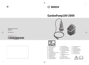 Bosch GardenPump18V-2000 Originalbetriebsanleitung