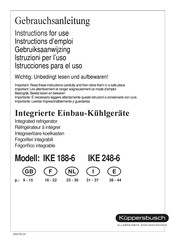 Küppersbusch IKE 188-6 Gebrauchsanleitung