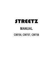 Streetz CM758 Benutzerhandbuch