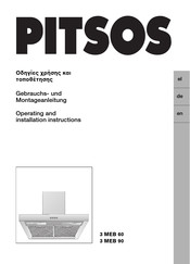 PITSOS 3 MEB 90 Gebrauchs- Und Montageanleitung