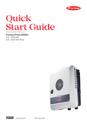 Fronius Primo GEN24 10.0 kW Plus Kurzanleitung