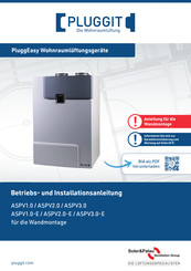 Pluggit ASPV1.0 Betriebs Und Installationsanleitung
