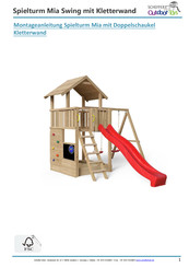 Scheffer Outdoor-Toys Spielturm Mia Swing mit Kletterwand Montageanleitung