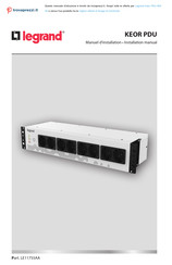 LEGRAND KEOR PDU 800 VA Installationsanleitung