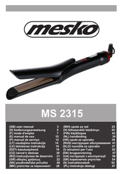 Mesko MS 2315 Bedienungsanweisung