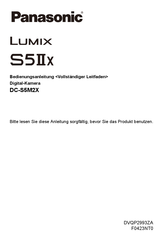 Panasonic Lumix S5IIX Bedienungsanleitung