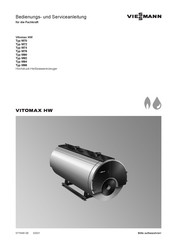 Viessmann Vitomax HW M76 Bedienungs- Und Serviceanleitung