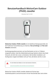 AJAX MotionCam Outdoor PhOD Jeweller Benutzerhandbuch