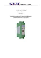 W.E.S.T. Elektronik MDR-339-P-IO Technische Dokumentation