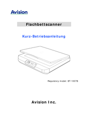 Avision BT-1007B Kurz- Betriebsanleitung