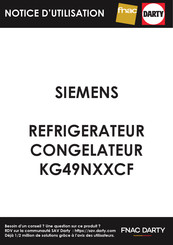Siemens KG49NXXCF Gebrauchsanleitung