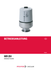 Pfeiffer Vacuum IKR 251 Betriebsanleitung