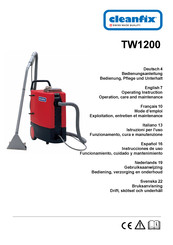 Cleanfix TW1200 Bedienungsanleitung