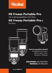 Rollei HS Freeze Portable Pro S Anleitung