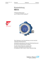 Endress+Hauser RID14 Kurzanleitung