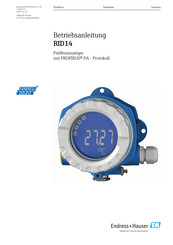Endress+Hauser RID14 Betriebsanleitung