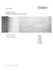 Vaillant ecoTEC classicVC 246/2-C Bedienungsanleitung