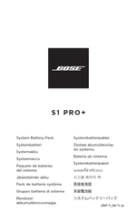 Bose S1 PRO+ Bedienungsanleitung