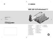 Bosch GDE 18V-16 Professional Originalbetriebsanleitung