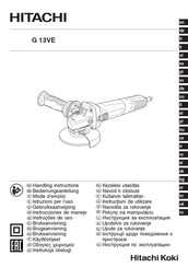 Hitachi G 13VE Bedienungsanleitung