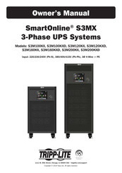 Tripp Lite SmartOnline S3M100KXD Benutzerhandbuch