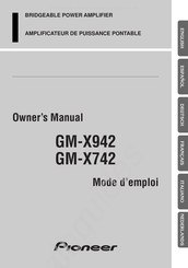 Pioneer GM-X942 Benutzerhandbuch