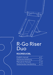 R-Go Riser Duo Anleitung