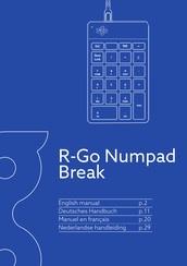 R-Go Numpad Break Handbuch