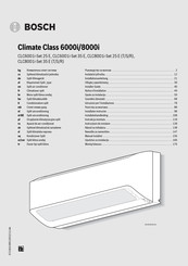 Bosch Climate Class 6000i Installationsanleitung