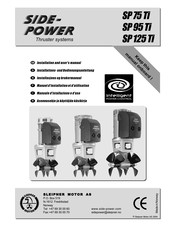 Sleipner motor SIDE-POWER SP 125 Ti Installations- Und Bedienungsanleitung