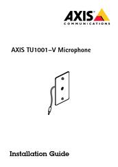 Axis Communications TU1001-V Installationsanleitung