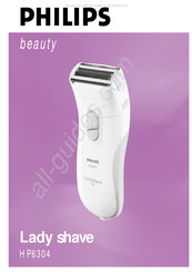 Philips beauty Lady shave HP6304/90 Bedienungsanleitung