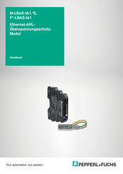 Pepperl+Fuchs M-LBAS-IA1 E Serie Handbuch
