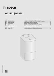 Buderus WD 120 Serie Installations- Und Wartungsanleitung