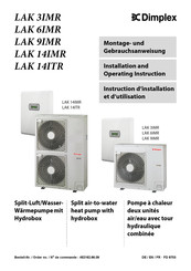 Dimplex LAK 3IMR Montage- Und Gebrauchsanweisungen