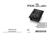 JB Systems mix 3 usb Bedienungsanleitung