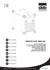 GYS PROGYS FLEX 280A CEL Bedienungsanleitung