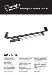 Milwaukee M12 UHL Originalbetriebsanleitung