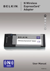 Belkin N Wireless ExpressCard Adapter Bedienungsanleitung