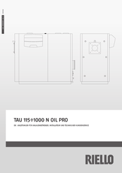 Riello TAU 115 N Anleitungen Für Anlagenbetreiber, Installateur Und Technischer Kundenservice