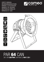 Cameo CLP64RGB3W Bedienungsanleitung
