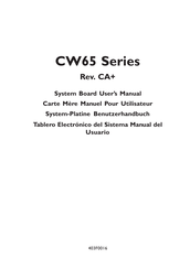 DFI CW65-S Benutzerhandbuch